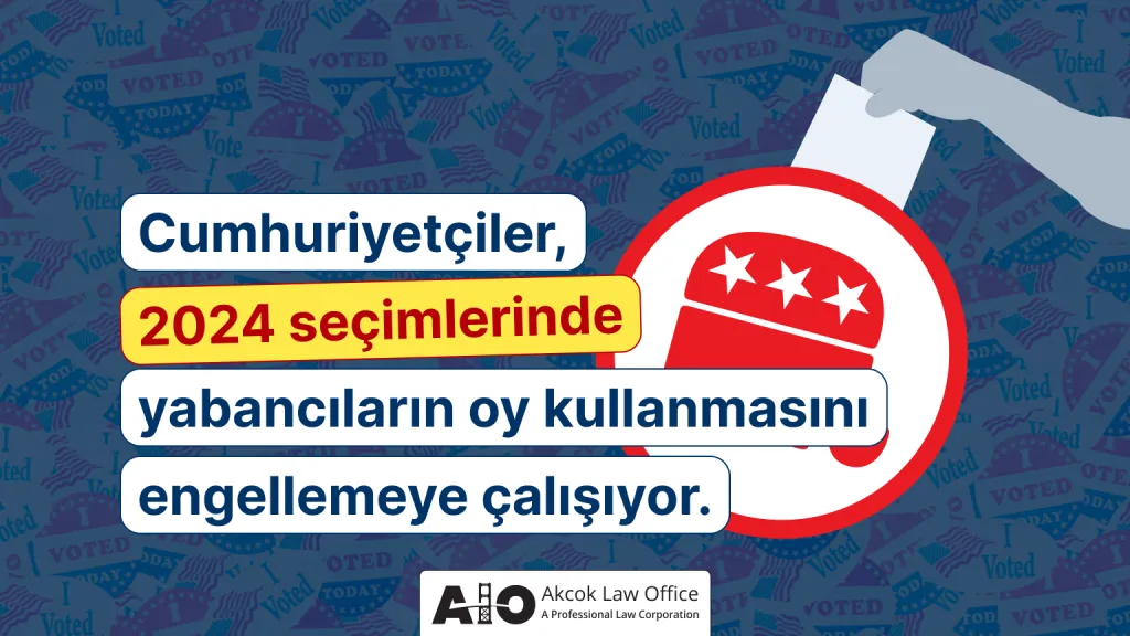 seçimlerde yabancıların oyu engellenecek