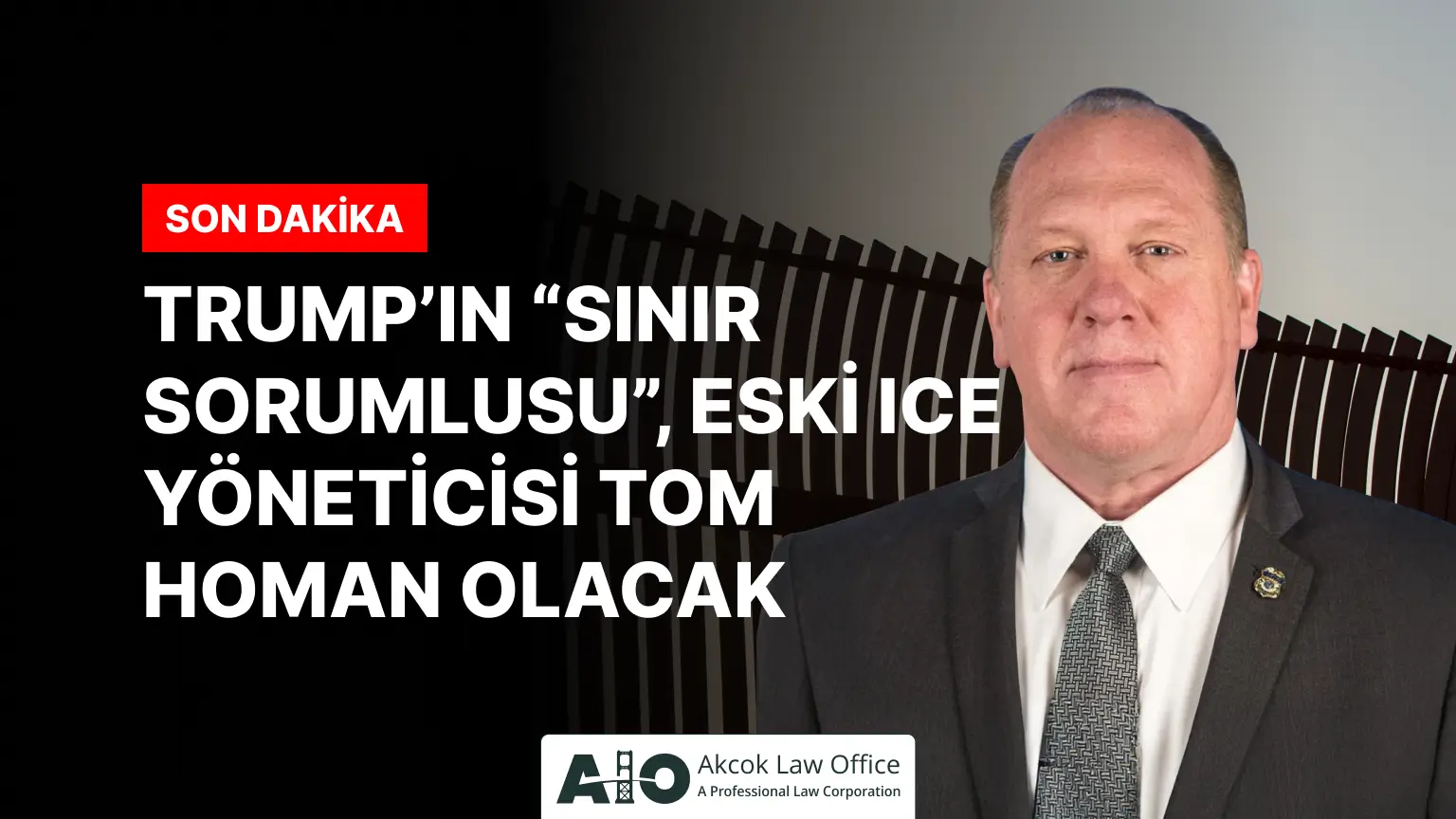 Trump'un yeni sınır görevlisi Tom Homan.